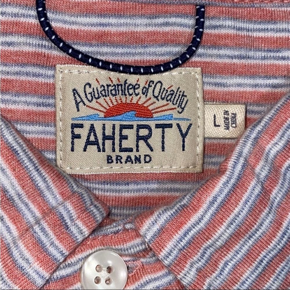 Faherty Mens Polo - Picture 5 of 6